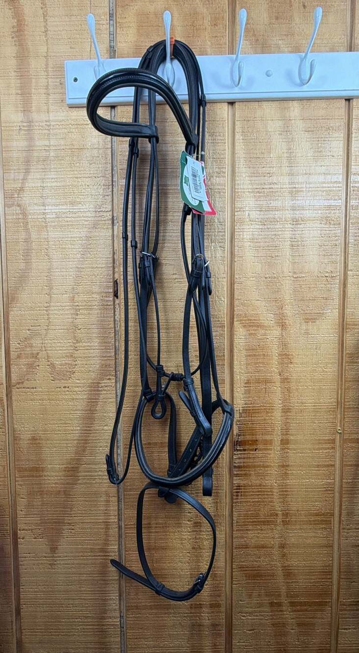Nunn Finer Rosalie Bridle Black Oversize